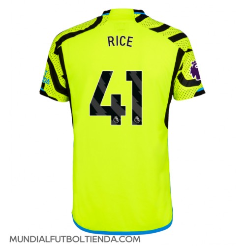 Camiseta Arsenal Declan Rice #41 Segunda Equipación Replica 2023-24 mangas cortas